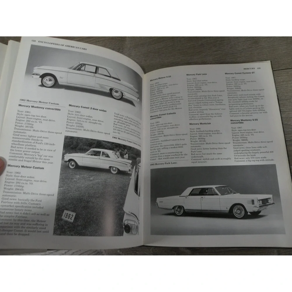 David Vivian Encyclopedia of American Cars 1994 Hardcover